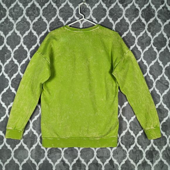 Disney Our Universe Stitch Sweatshirt Womens Small Green Mummy Halloween - Picture 5 of 11
